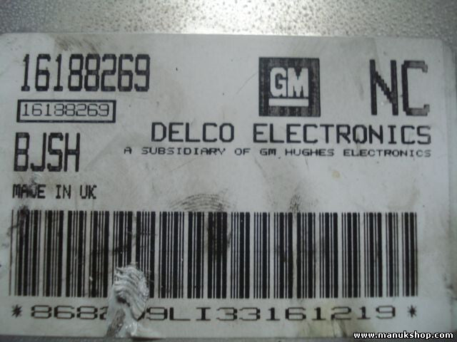 Motorsteuergerät Opel Corsa B Astra F (BJSH) DELCO 16188269 NC 16188269