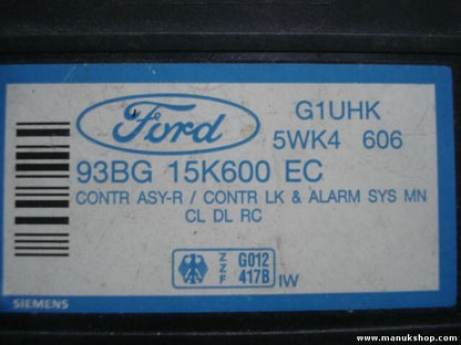 Komfortsteuergerät KSG Ford Mondeo 93-96 93BG 15K600 EC 5WK4 606 93BG15K600EC