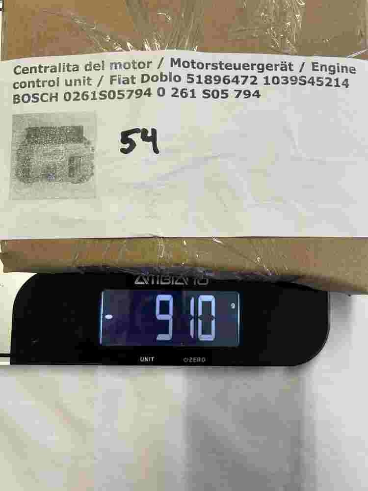 Motorsteuergerät Fiat Doblo 51896472 1039S45214 BOSCH 0261S05794 0 261 S05 794