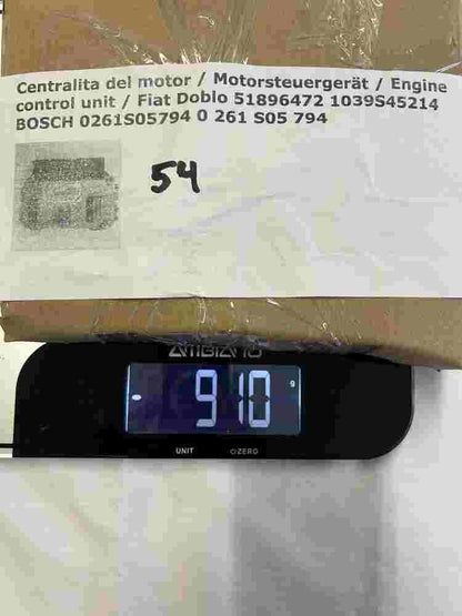 Motorsteuergerät Fiat Doblo 51896472 1039S45214 BOSCH 0261S05794 0 261 S05 794