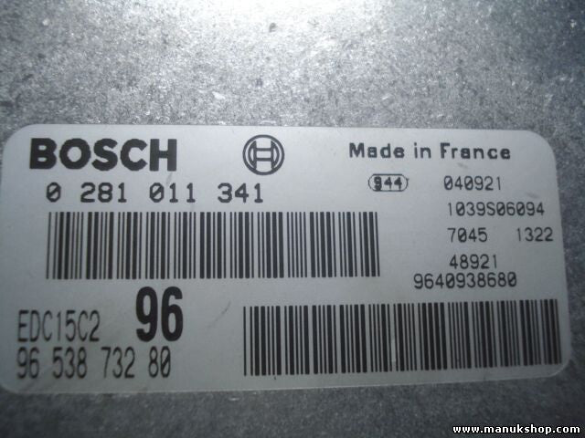 Motorsteuergerät Peugeot 307 2.0 EDC15C296 9653873280 9640938680 0281011341