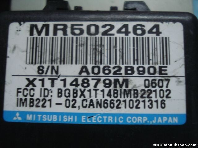 Steuergerät Wegfahrsperre Alarmmodul Montero Sport MR502464 X1T4879M IMB221-02