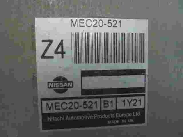 Motorsteuergerät Nissan Primera Hitachi MEC20521B1 MEC20-521 B1 MEC20521B11Y21