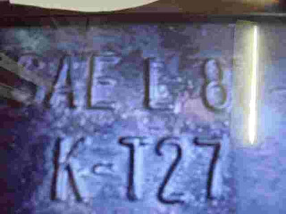 Kennzeichenbeleuchtung Abdeckung Stoßstange Frontera B 1940R5W SAEL87KT27 R-T27