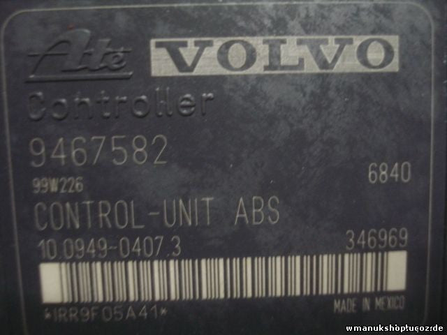 Hydraulikblock Volvo V70 9467582 99W425 9467581 10.0204-0236.4 10020402364
