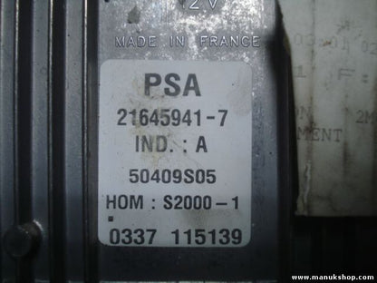 Motorsteuergerät Peugeot 406 9643786480 HOMS20001 PSA 21645941-7 50409S05 D9A6U