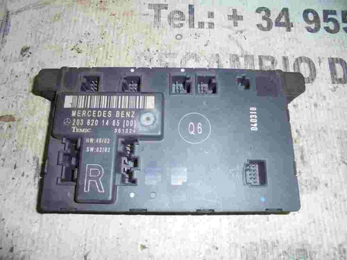 Karosseriesteuergerät Mercedes W203 2038201485 203 820 14 85 Q6 TEMIC 351324