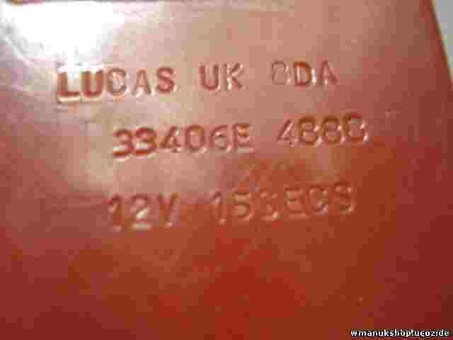 Relais Range Rover Classic Jaguar LUCAS 15SECS 33406E 80A