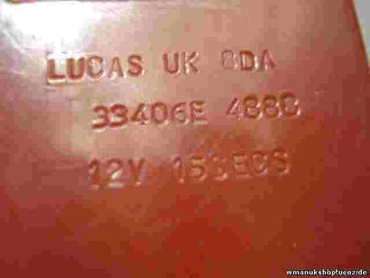 Relais Range Rover Classic Jaguar LUCAS 15SECS 33406E 80A