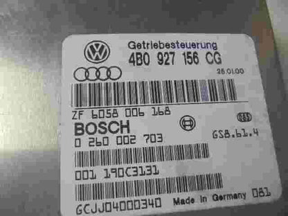 Getriebesteuerung Audi A6 C5 4B0927156CG ZF6058006168 GCJJ04000340  0260002703