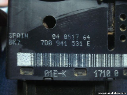 Lichtschalter VW 7D0941531E 7D0 941 531 E 7DO941531E 04051764 04 0517 64