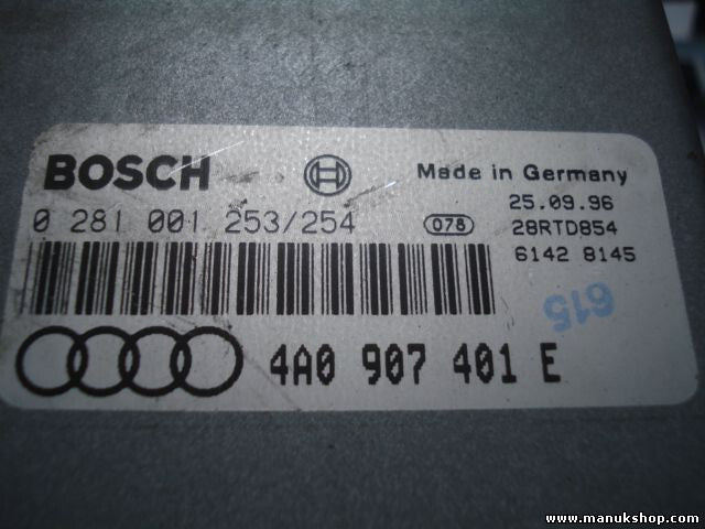 Motorsteuergerät Audi 4A0907401E 4A0 907 401 E 4AO907401E BOSCH 0281001254