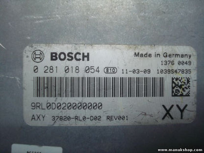 Motorsteuergerät Honda Accord 08-2012 37820RL0D02 F01G00307V 10920 0281018054