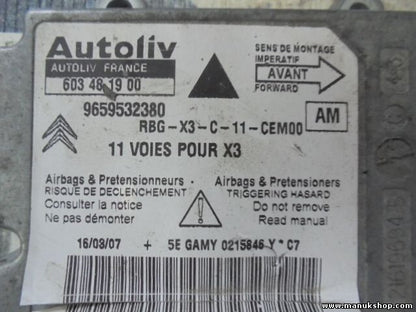 Airbagsensor Airbagsteuergerät Citroen C 5 (AM) 9659532380 603481900
