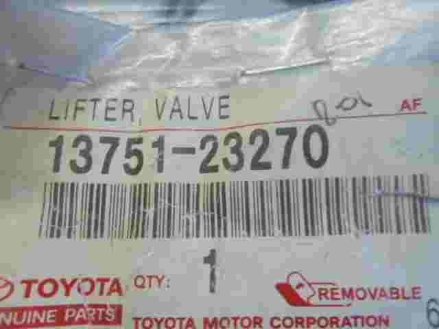 Lifter Valve  Toyota Etios Cross Liva  1375123270  13751-23270