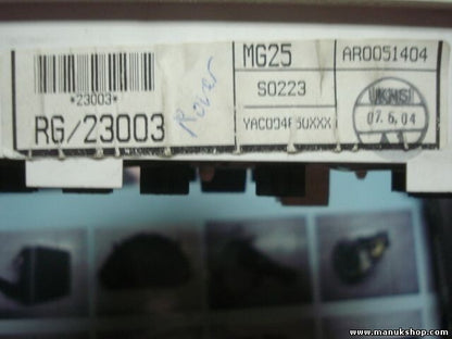 Kombiinstrument Tacho Rover MG 25 YAC004850 YAC004850XXX RG 23003 RG23003