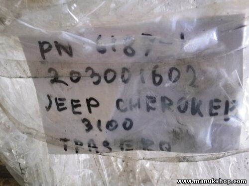 Differential hinten Hinterachsgetriebe Jeep Cherokee 61871 203001602 piñón 43