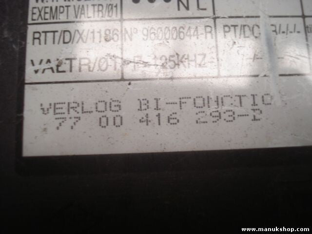 Steuergerät Zentralverriegelung Renault Espace Laguna 96000644R 7700416293B