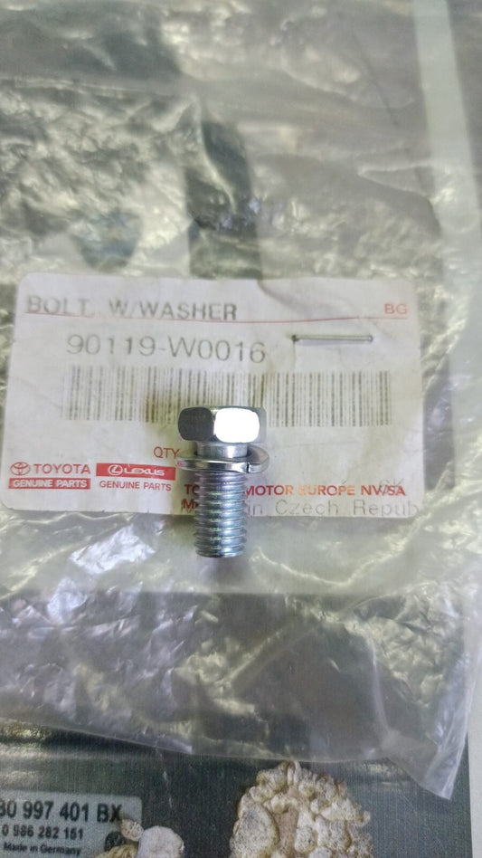 Bolt W Washer Toyota Auris E18 Lexus ES300 ES350 GS300 Carina Corolla 90119W0016