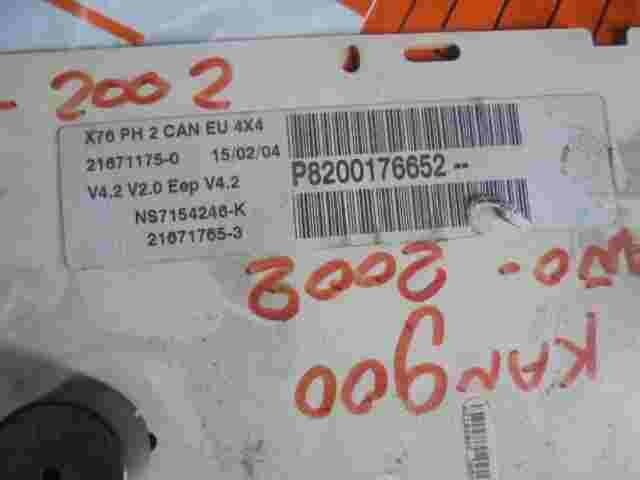 Tachoscheiben  Renault Kangoo 2002 P8200176652 21671175-0 NS7154246-K 21671765-3