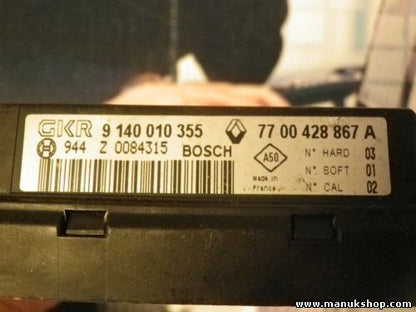 Steuergerät Klima Renault Kangoo 7700428867A 77 00 428 867 A 9140010355 9 140 01