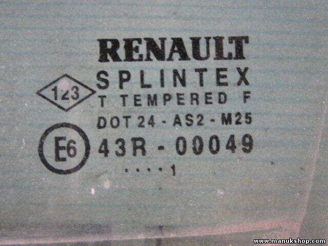Türscheibe Seitenscheibe vorne links Renault Scenic 2001 43R00049 43R-00049