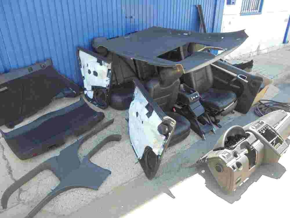 komplett sitz Lederausstattung schwarz Porsche Cayenne 9PA 2007-2009