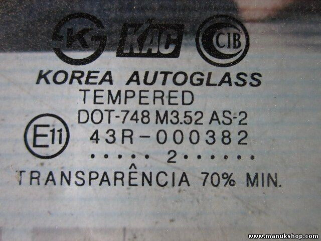 Türscheibe Seitenscheibe vorne rechts Hyundai Santa Fe 43R000382 DOT748M352AS2