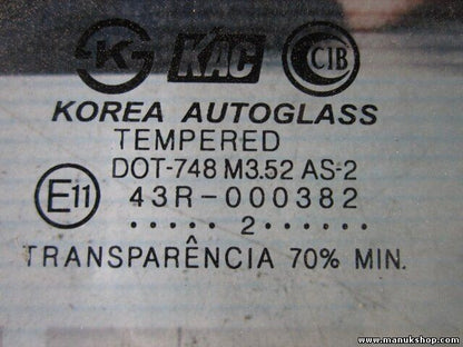 Türscheibe Seitenscheibe vorne rechts Hyundai Santa Fe 43R000382 DOT748M352AS2