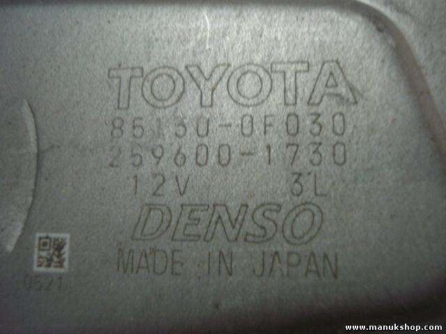 Heckwischermotor wischermotor hinten Toyota Avensis VERSO 851300F030 2596001730