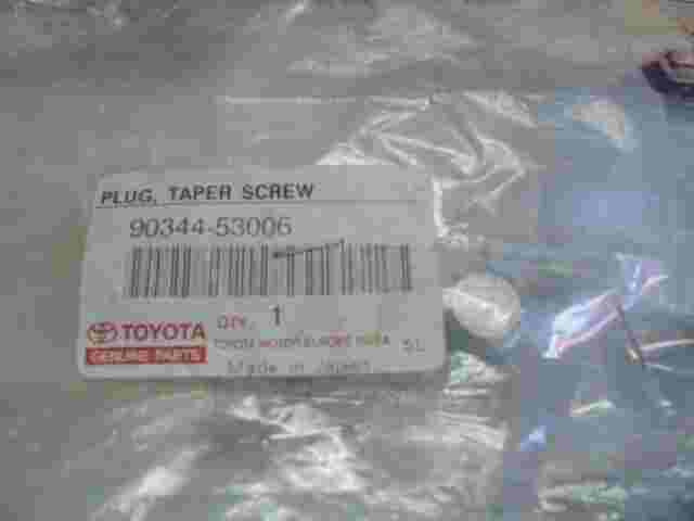 Taper Screw Plug  Toyota Camry Corolla (120) 9034453006 90344-53006