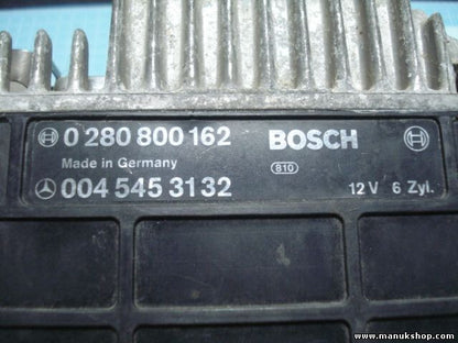 Motorsteuergerät Mercedes-Benz W124 0045453132 BOSCH 0280800162 12V 6Zyl