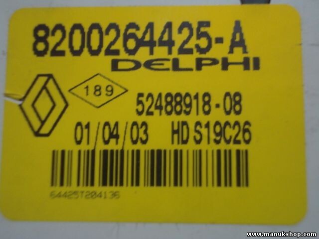 Klimabedienteil Renault Laguna II 189 8200264425A 8200264425-A