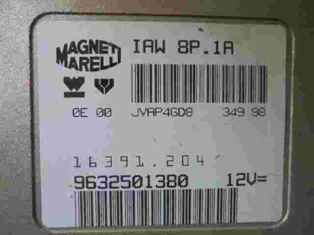 Motorsteuergerät  Peugeot 306 Xsara 9632501380 16391204 MAGNETI MARELLI IAW8P1A