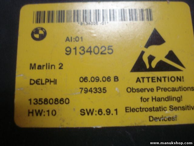 Einparksensoren BMW E60 E61 AI 01 9134025 DELPHI 13580860 HW10 SW 6.9.1 794335