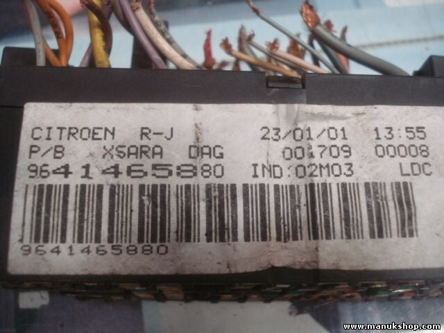 Sicherungskasten Citroen Xsara 9641465880