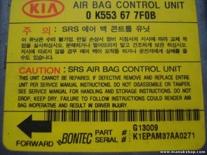 Airbagsensor Airbagsteuergerät Kia Carnival BONTEC 0K553677F0B 0 K553 67 7F0B