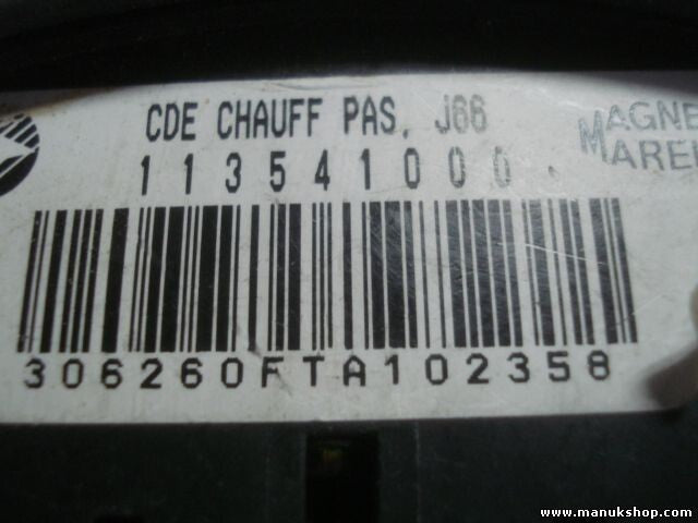 Lichtschalter Renault Espace III 113541000 CDE CHAUFF PAS.J66 MAGNETI MARELLI