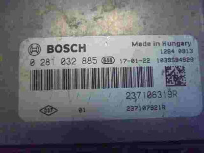 Motorsteuergerät Renault Clio Kangoo II 237106319R 237107921R BOSCH 0281032885