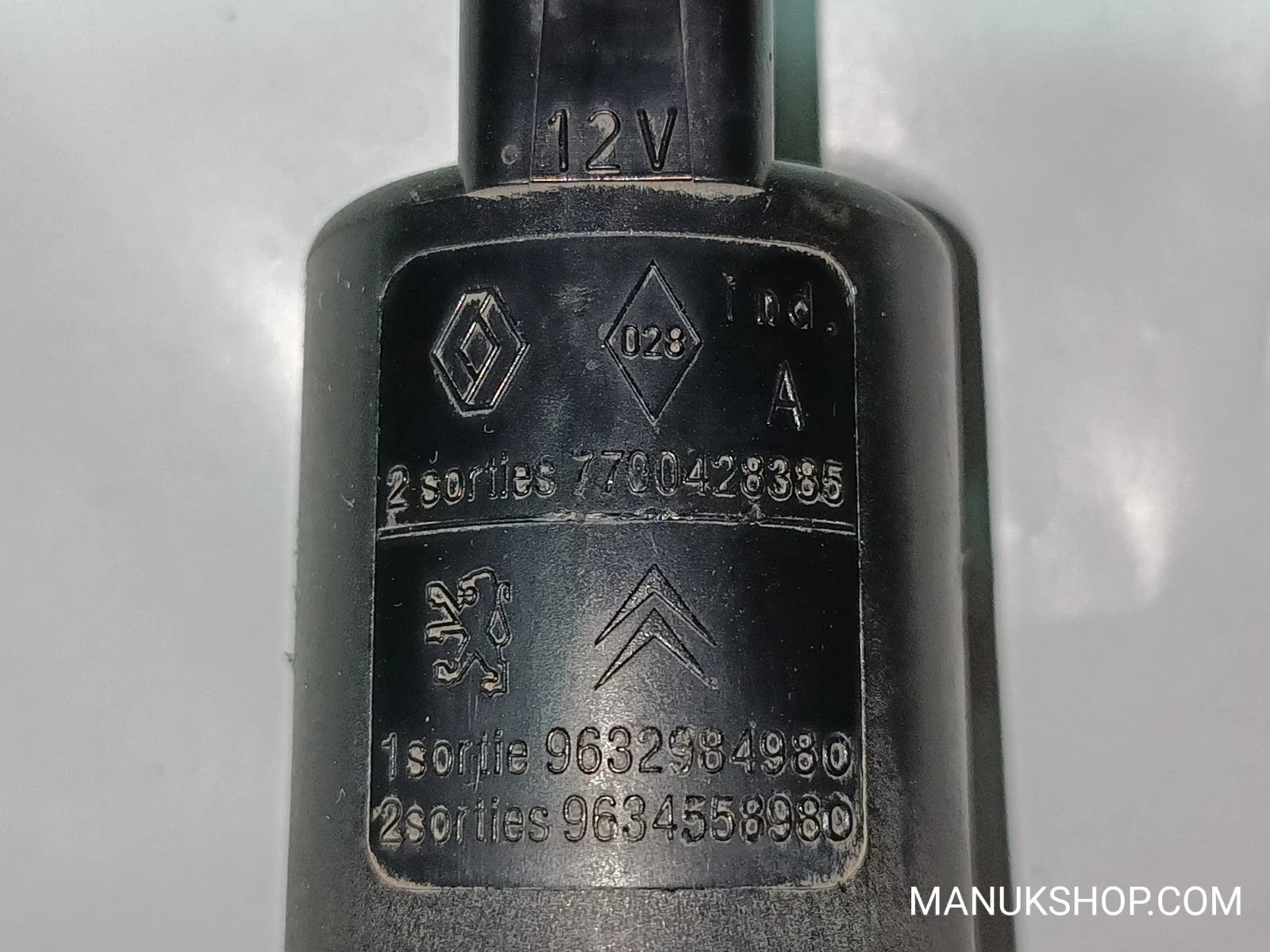 Waschwasserpumpe Renault Clio Peugeot Citroen 7700428385 9632984980 9634558980