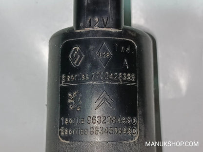 Waschwasserpumpe Renault Clio Peugeot Citroen 7700428385 9632984980 9634558980