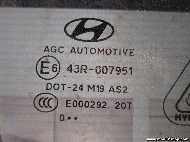 Türscheibe Seitenscheibe vorne rechts Hyundai ix35 1.7 43R007951 DOT24M19AS2