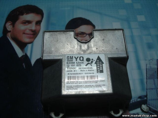 Airbagsensor Airbagsteuergerät Opel Astra H GM YQ 13191825 327963935 4208