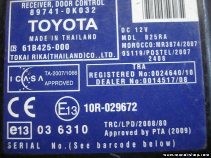 Empfänger Türsteuerung Toyota Hilux 897410K032 61B425000 MR3874 DC12V 10R-029672