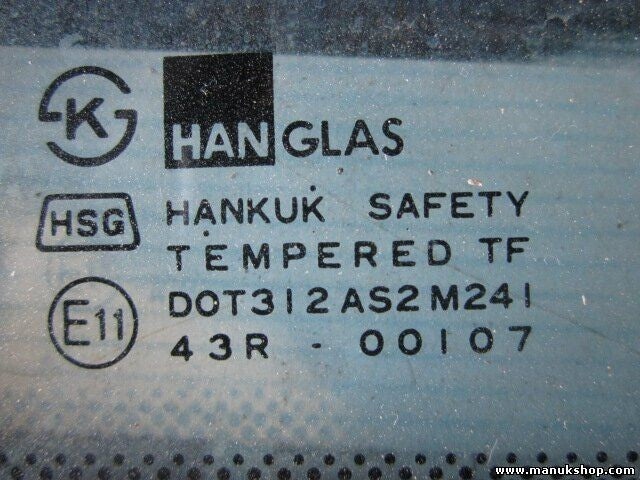 Dreieckscheibe Seitenscheibe hinten rechts SsangYong Musso 43R00107 43R-00107