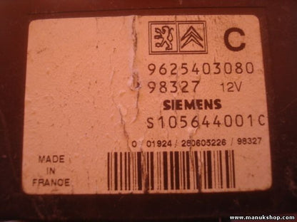 Steuergerät Zentralverriegelung Peugeot 306 12V 9625403080 SIEMENS S105644001C