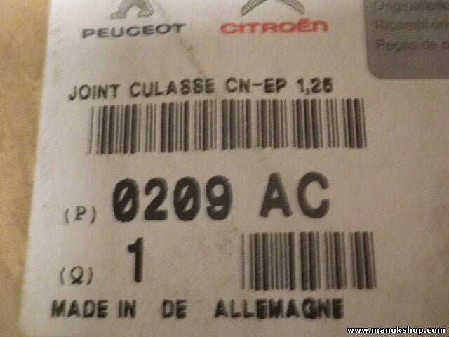 Citroen Peugeot 0209AC 0209 AC