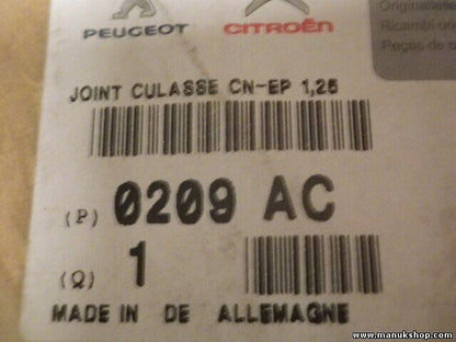 Citroen Peugeot 0209AC 0209 AC