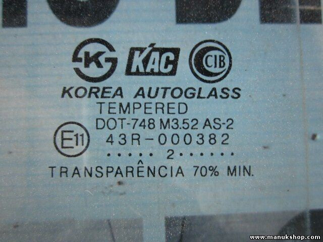 Türscheibe Seitenscheibe hinten links Hyundai Santa Fe 2002 43R000382
