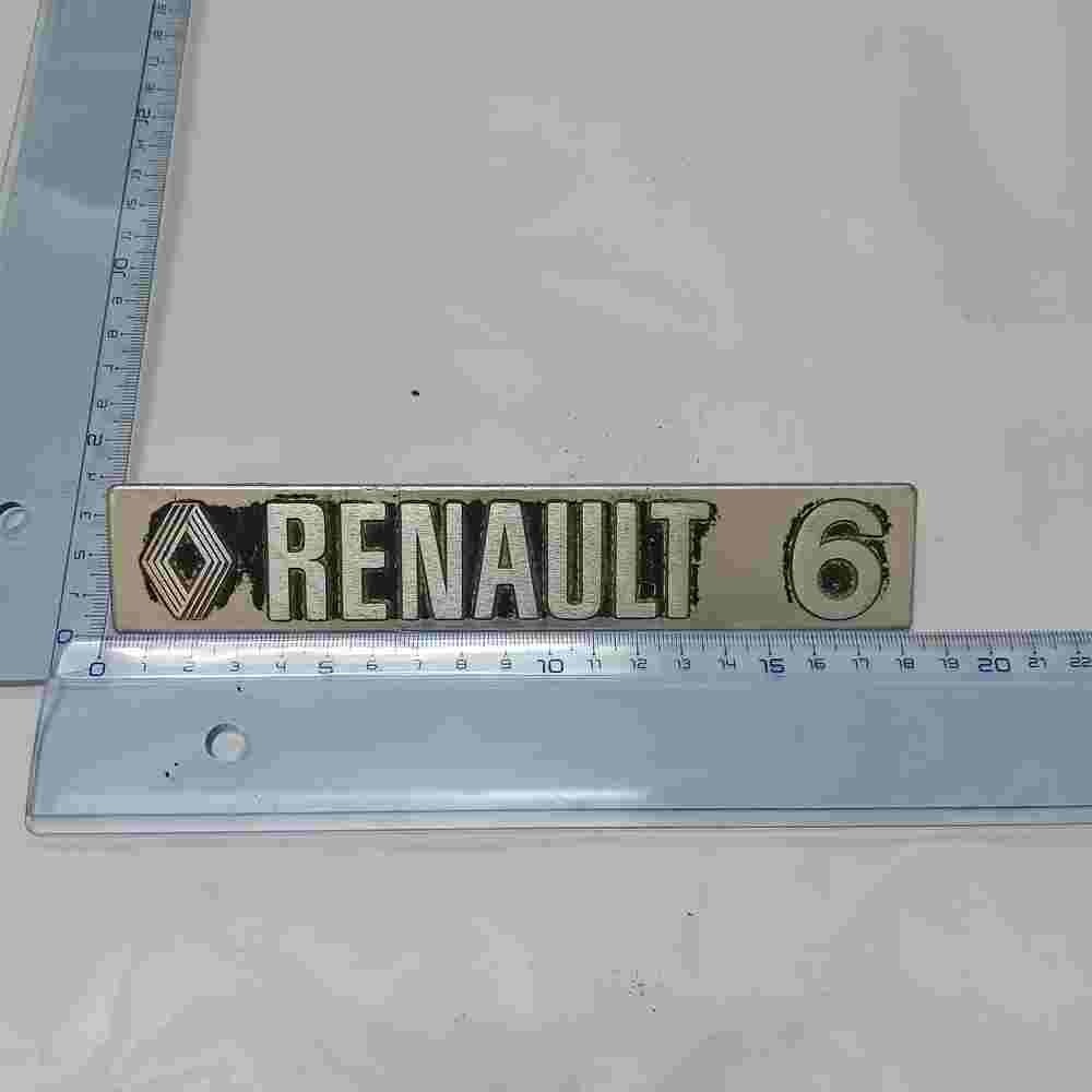 Emblem   Renault 6 18cm․